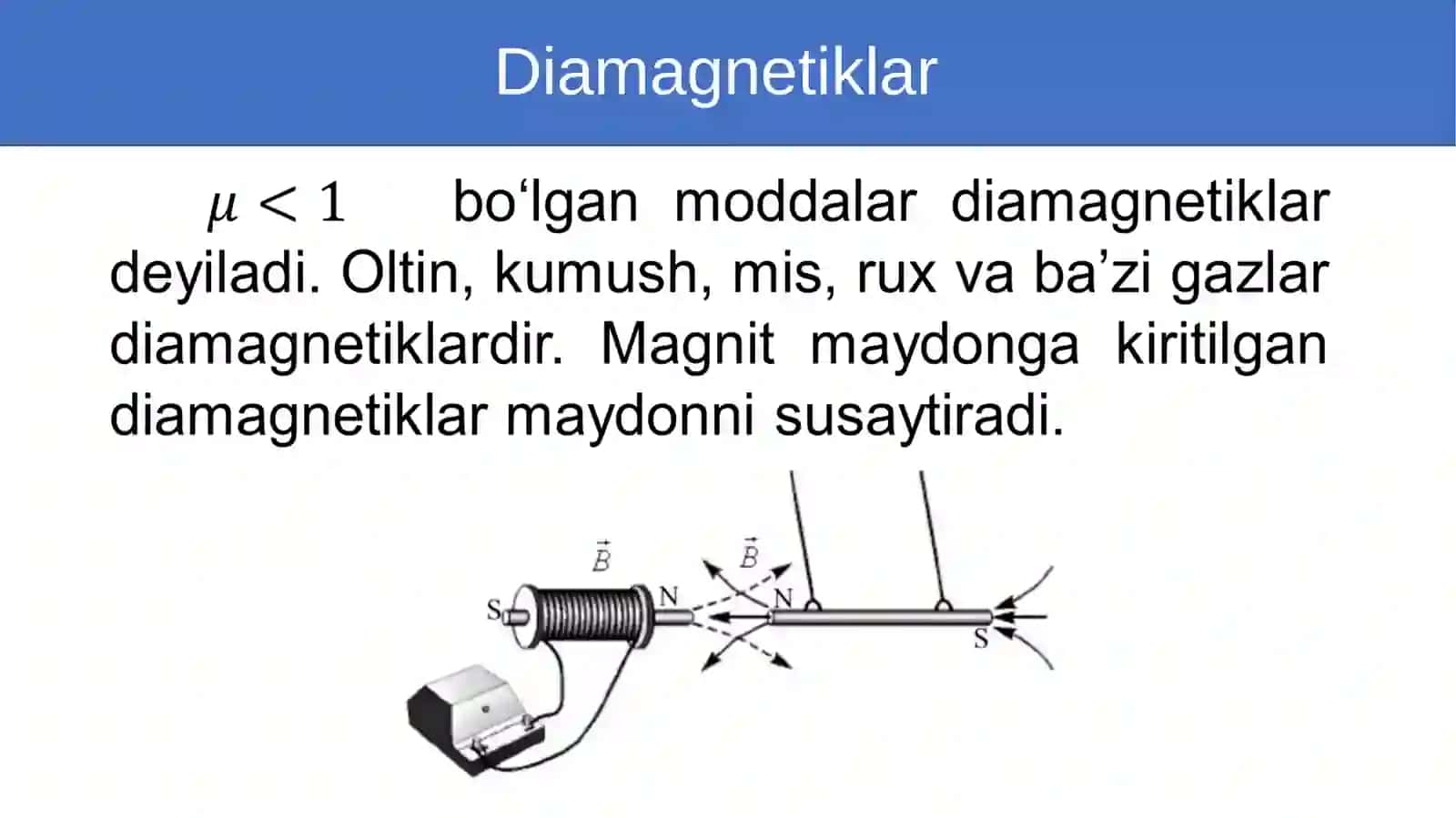 Moddaning magnit xossalari 4