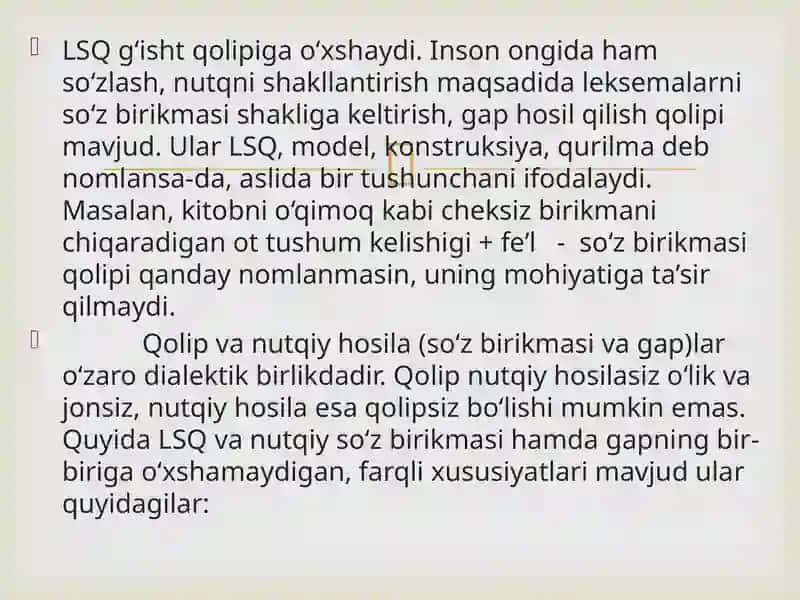 Sintaktik qolipning nutqiy kengayishi 4