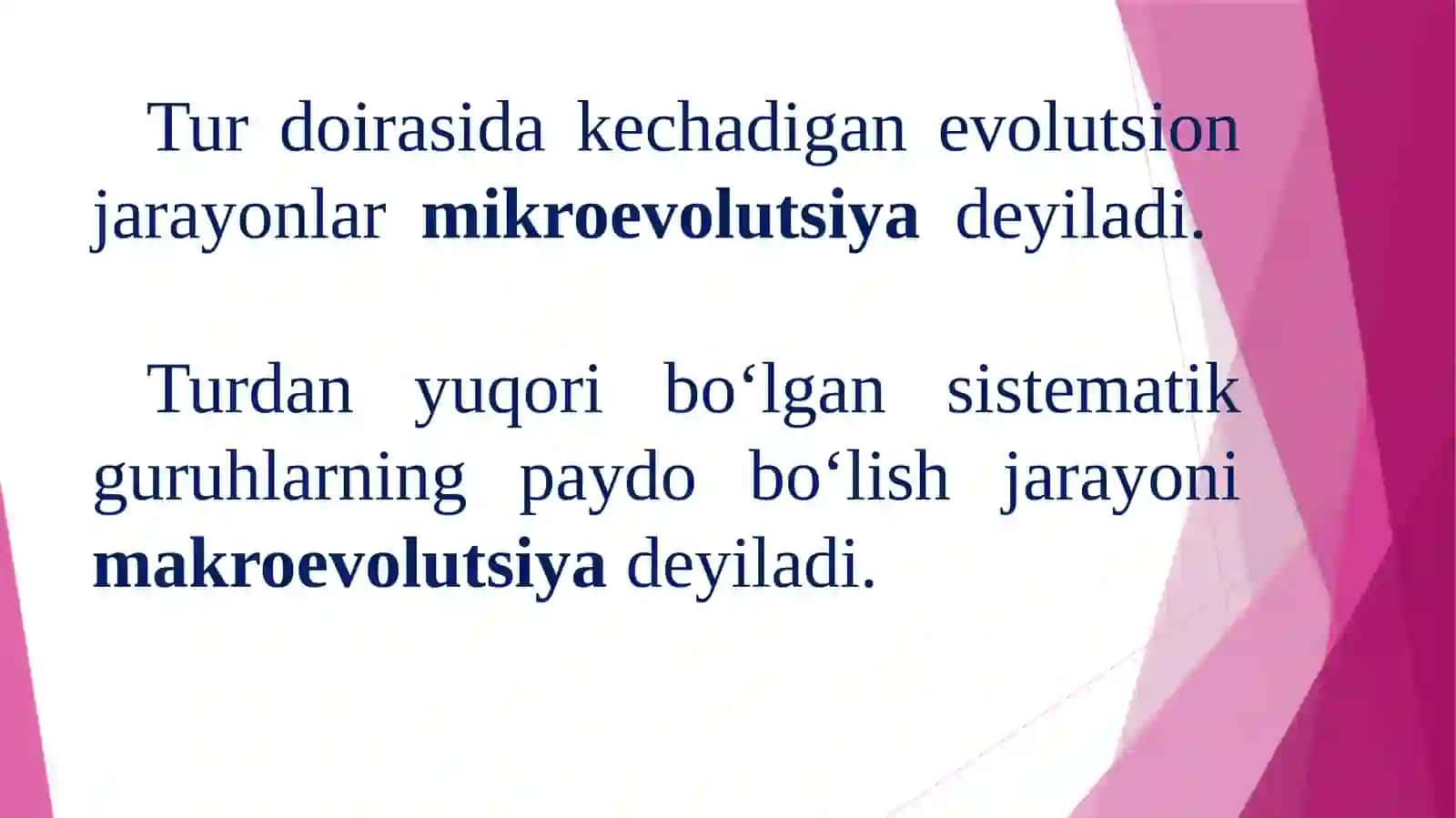 Turlarning paydo bo‘lishini tushuntirish uslubi 4