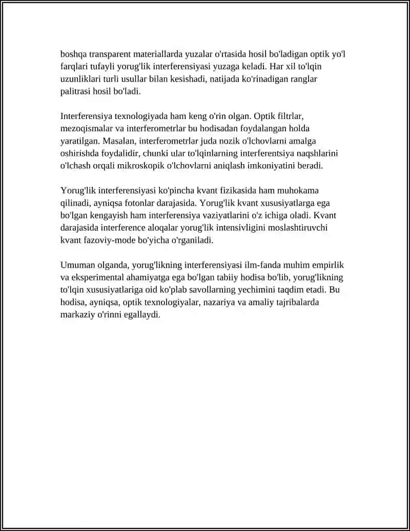 YORUG'LIKNING INTERFERENSIYASI 4