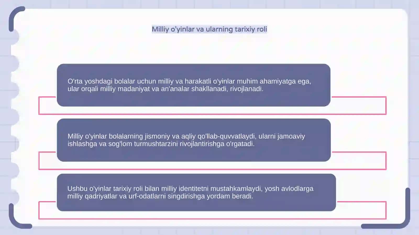 O'rta yoshdagi bolalarga beriladigan milliy va harakatli o'yinlarni o'rgatish 4