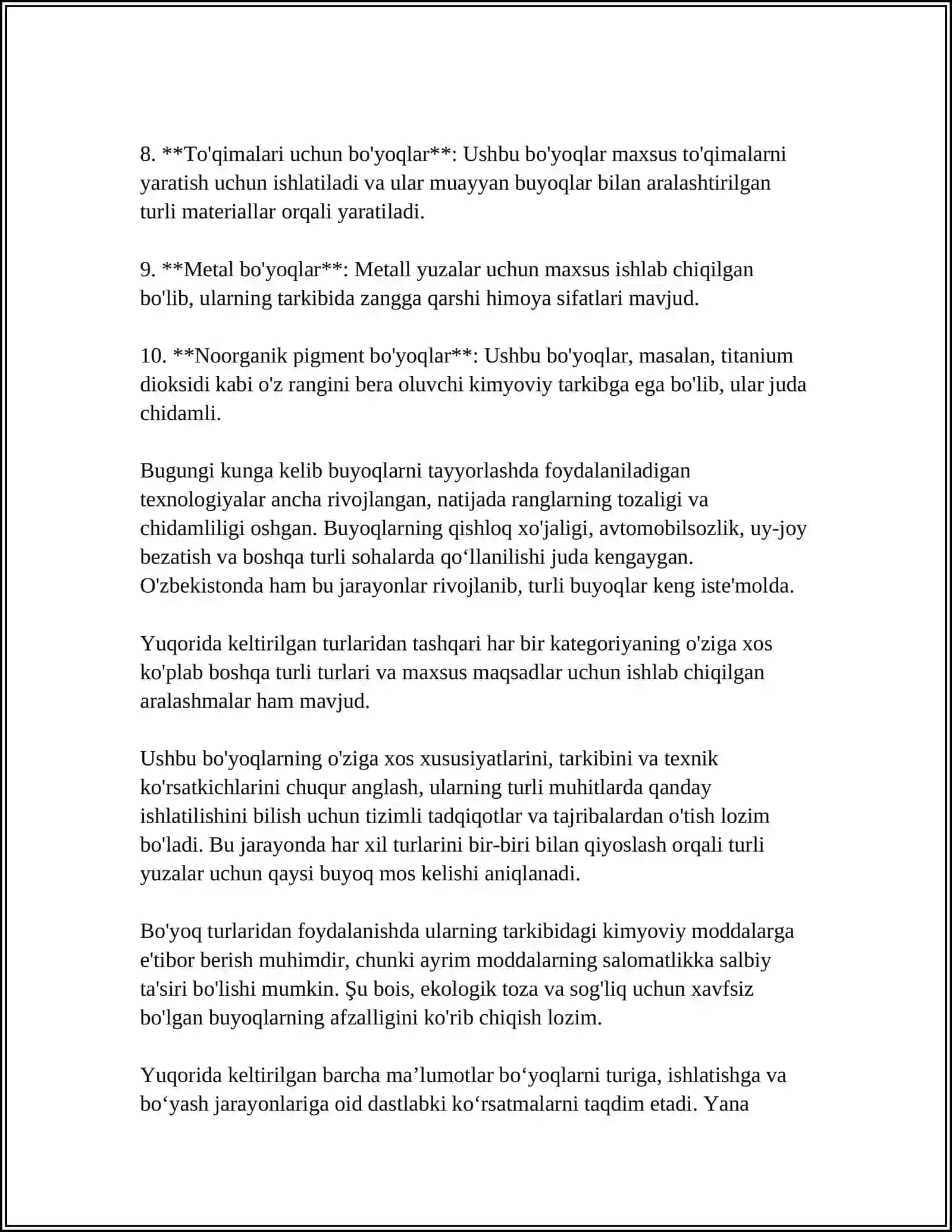 BUYOQLAR 4