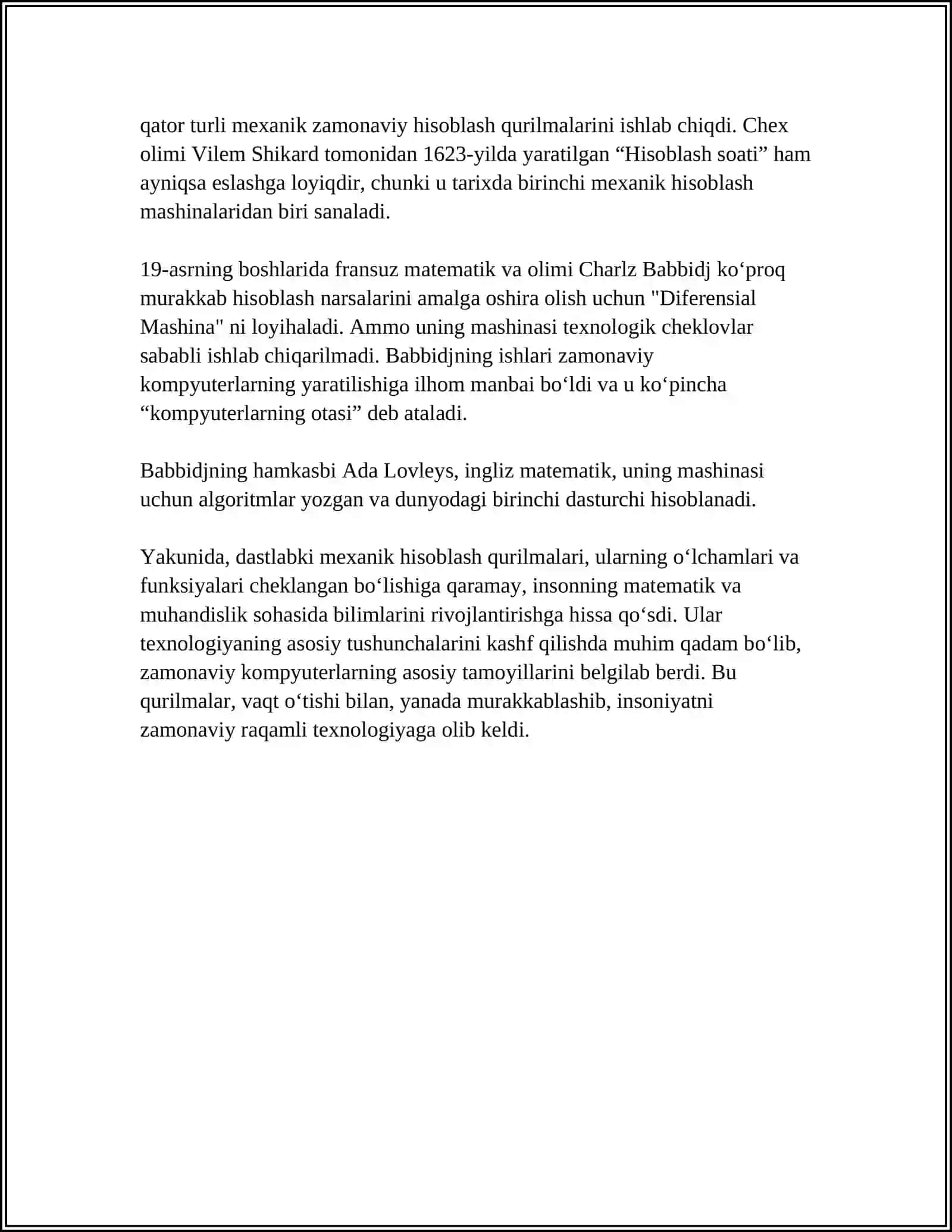 KOMPYUTER TEXNIKASINING RIVOJLANISH TARIXI 4