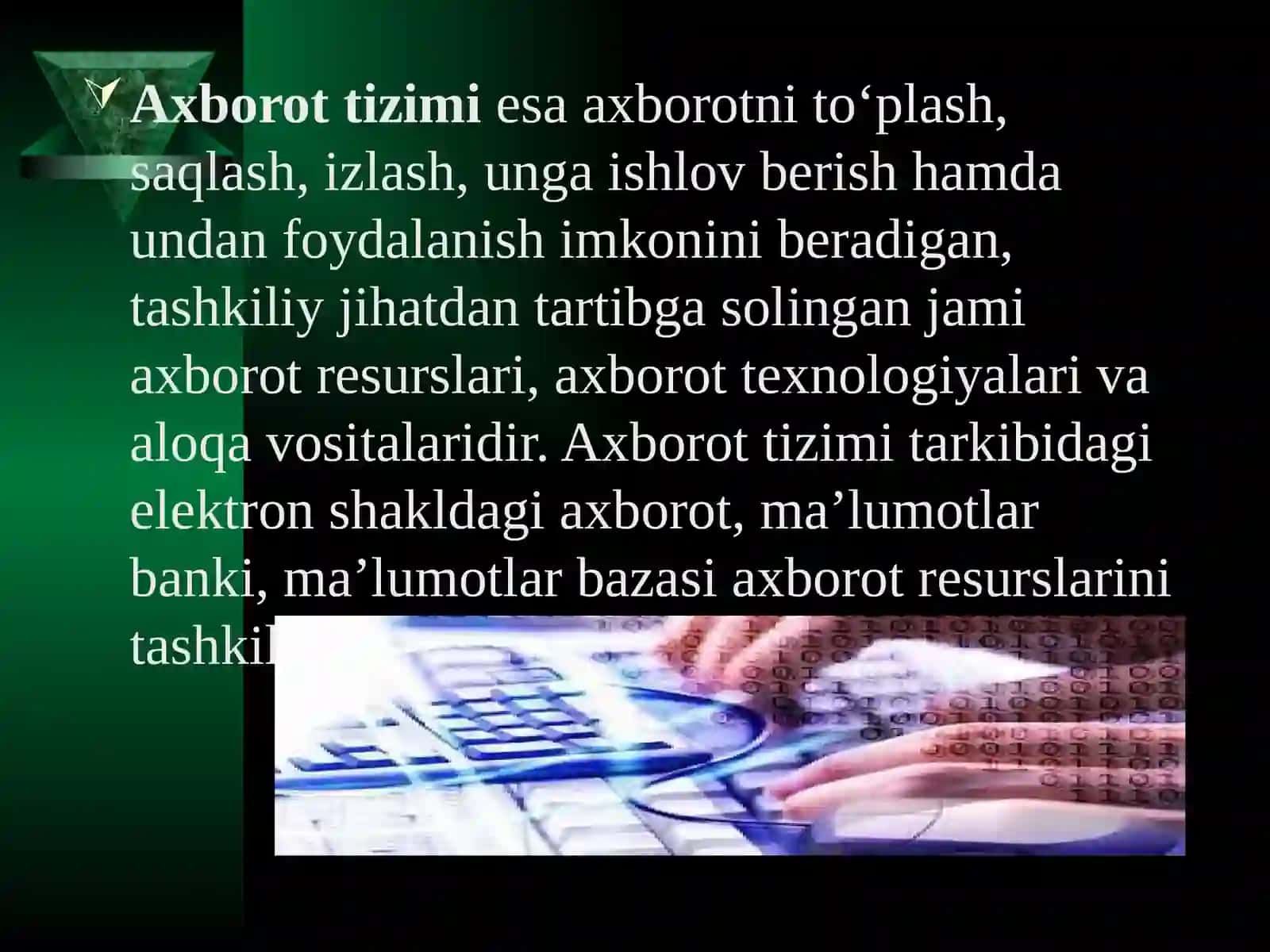 Tizim(sistema) haqida 4