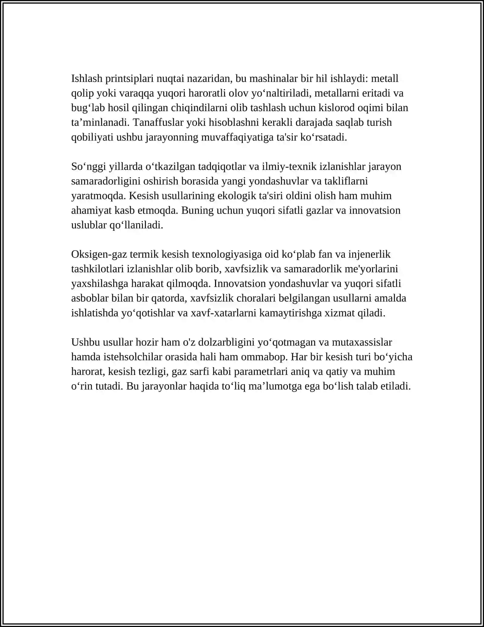 TERMIK KESISH MASHINALARNING TURLARI 4