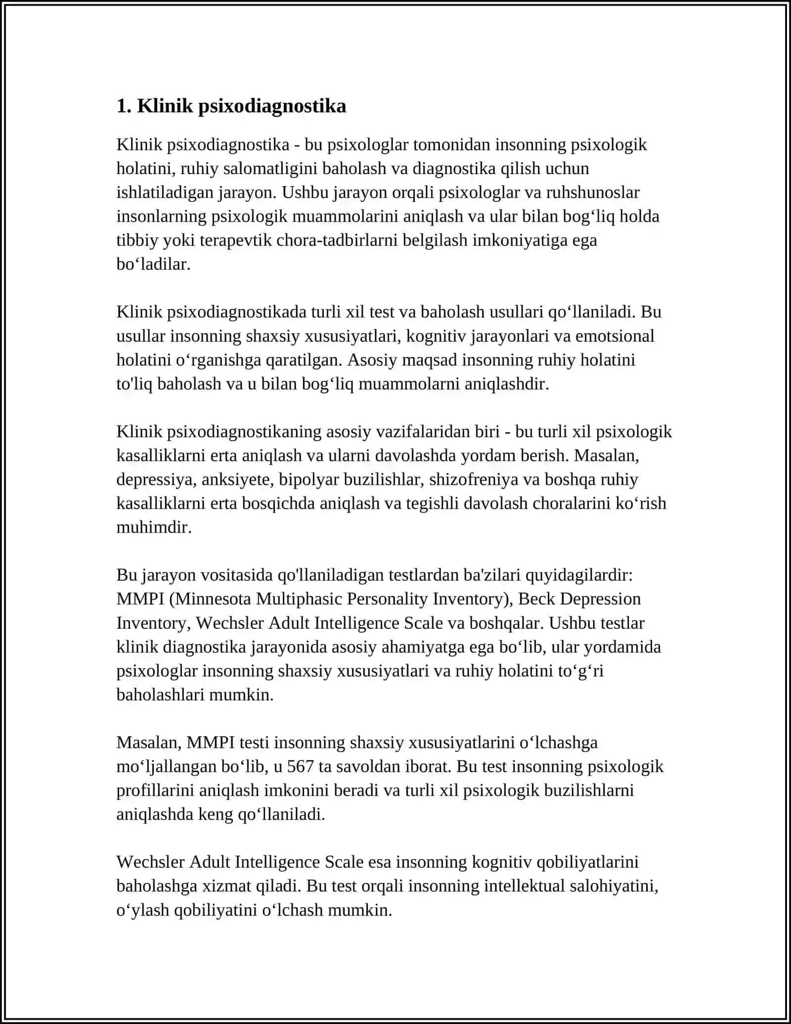 Klinik psixodiagnostika 4