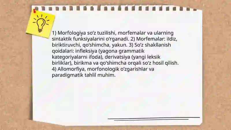 Grammatik til strukturasini o'rganuvchi soha sifatida 4