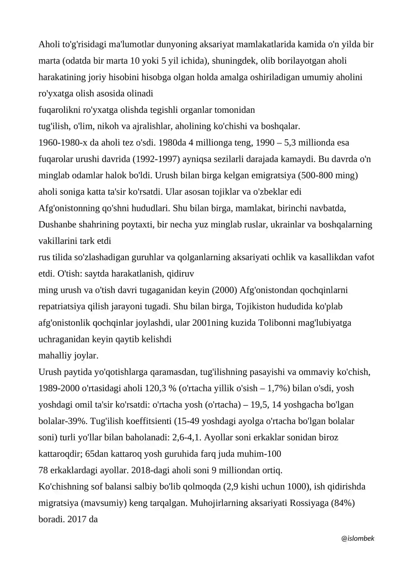 Aholi va demografiya 4