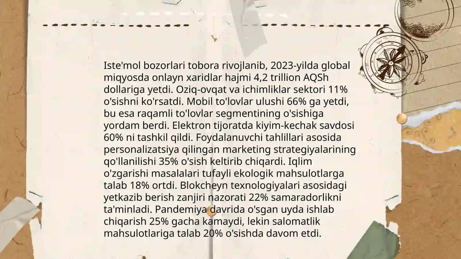 Iste'mol, jamgarish va investitsiyalar 4