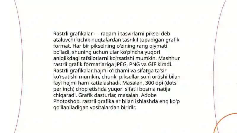 Kompyuter grafikasi va uning turlari 4