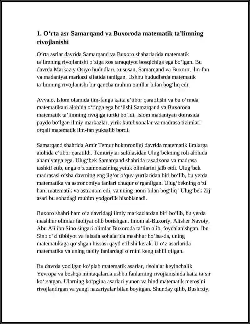 OʻZBEKISTONDA MATEMATIK KADRLAR TAYYORLASH TARIXIDAN 4