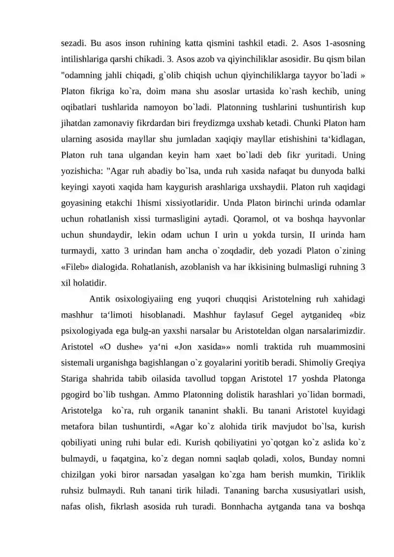 Antik davr psixologiyasi 4