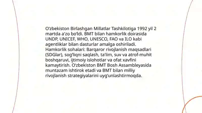 Oʻzbekiston va jahon hamjamiyati 4