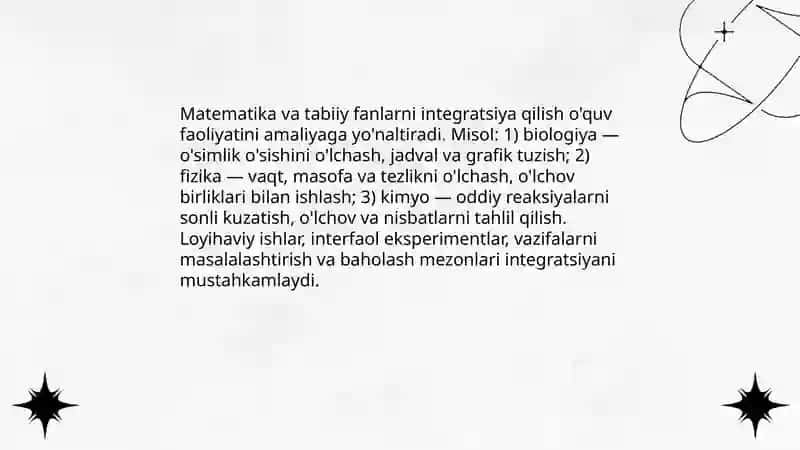 Matematika va ona tili darslarini integratsiyalash metodikasi 4