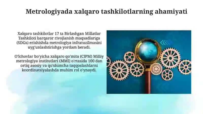 Metrologiya boʻyicha xalqaro tashkilotlar 4