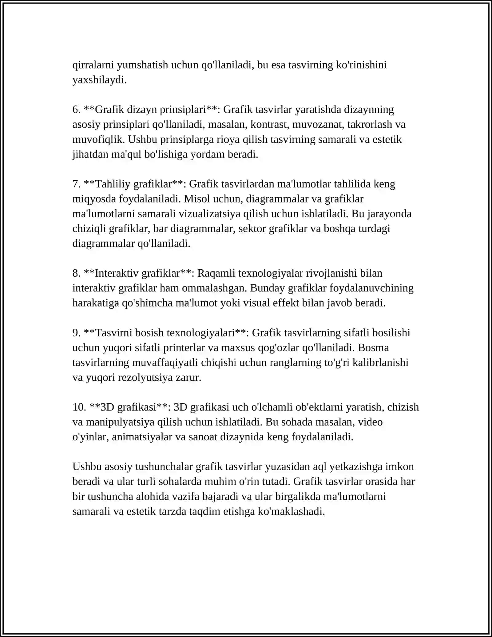 HISOBLASH JARAYONLARINING GRAFIK TASVIRI 4