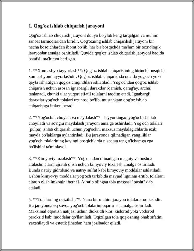 QOG‘OZ VA KARTON HAQIDA MA'LUMOT 4