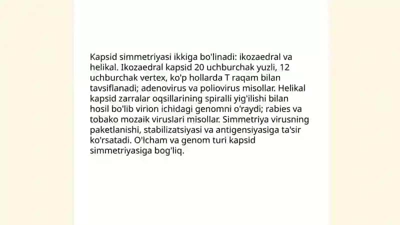 Viruslarning shakli guruhlari va sistematikasi 4