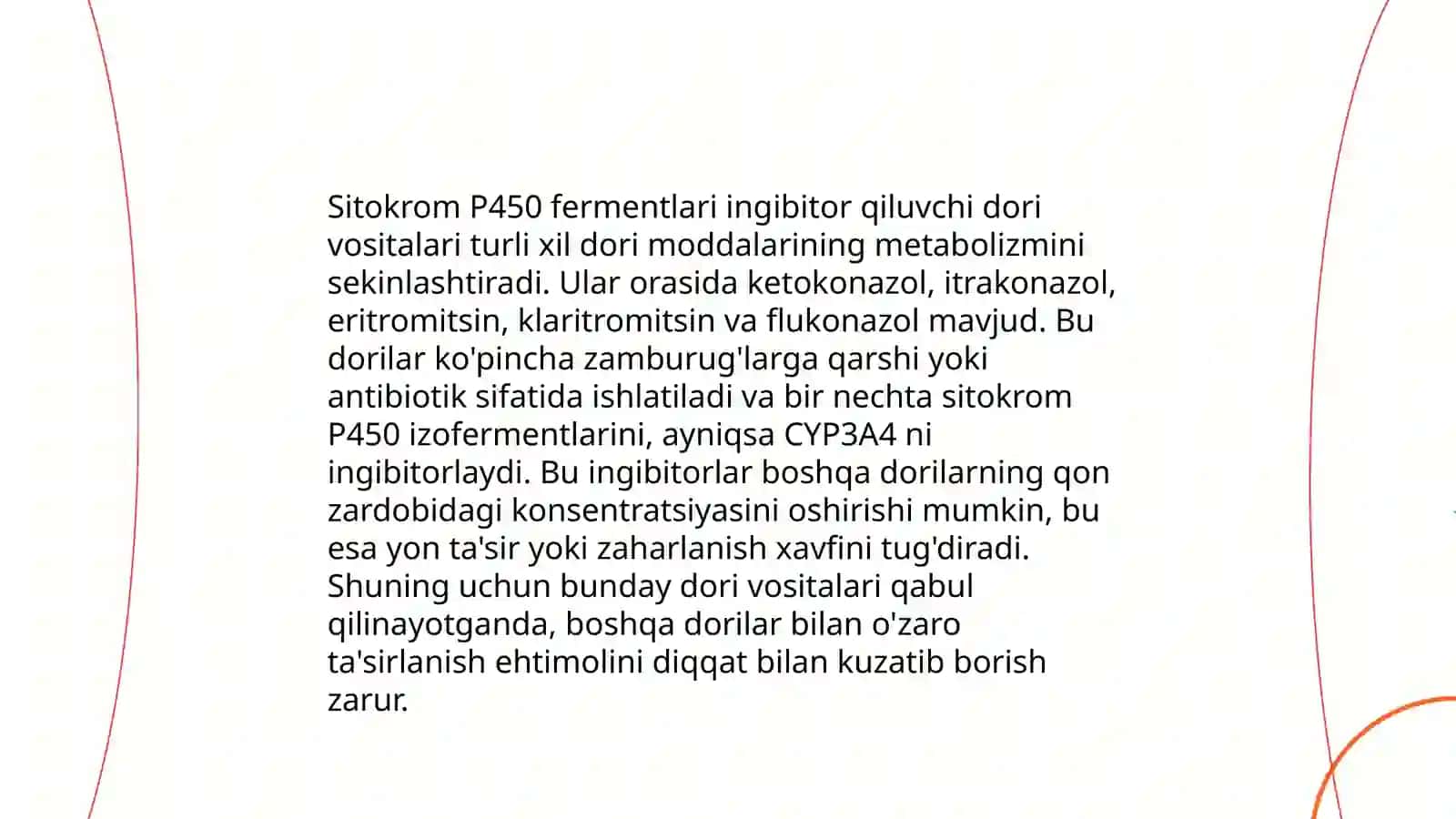Sitoxrom P450 induktorlari, ingibitorlari 4
