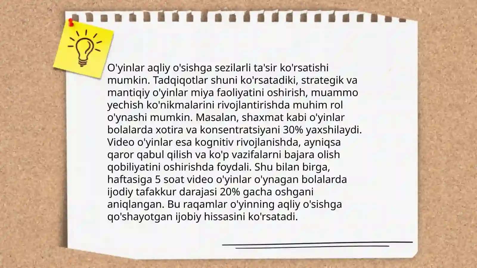 Bolada bilish qobiliyatini rivojlanishi 4