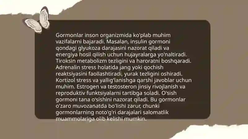 Gormonlar va ularning turlari 4