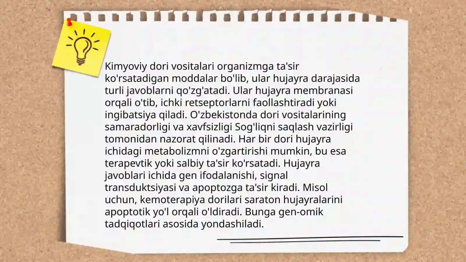O'sma hujayralarining kimyoviy dori vositalariga multirezistentligi 4