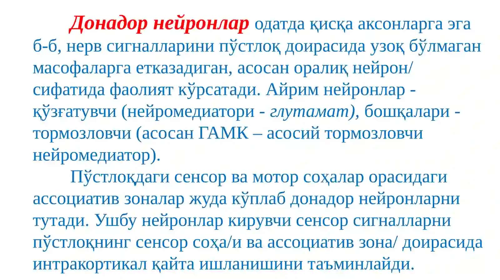 Oliy nerv faoliyati 4