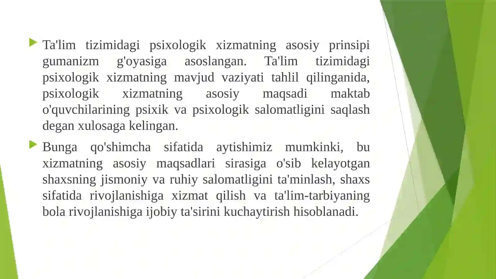 Ta’limtizimi dapsixologik xizmat 4