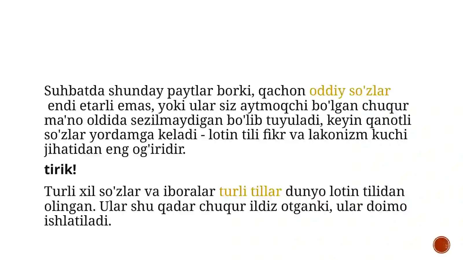 Lotin Ibora va Tibbiy Terminologiya 4