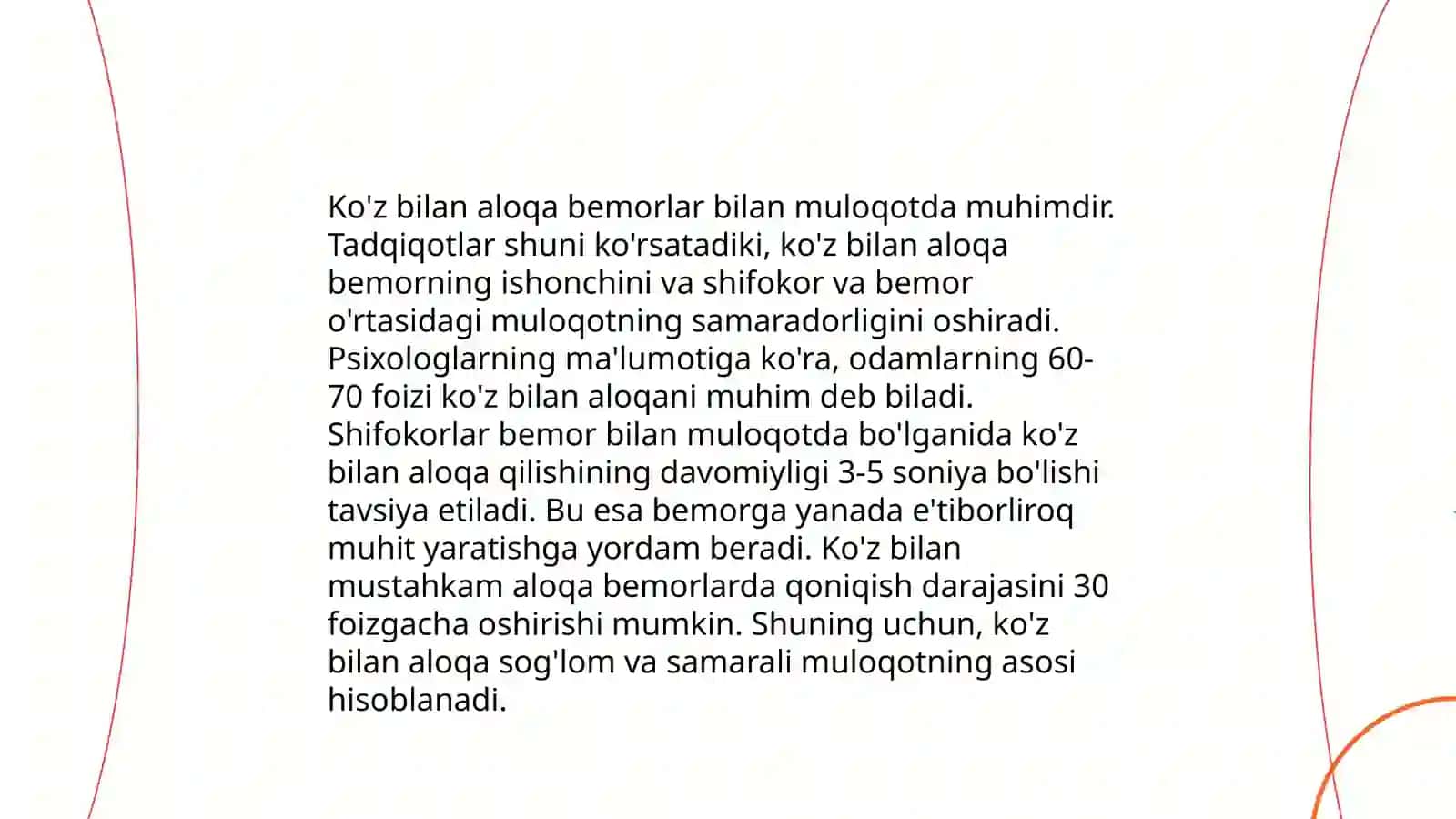 Patsientga quloq solish ko'nikmalari 4