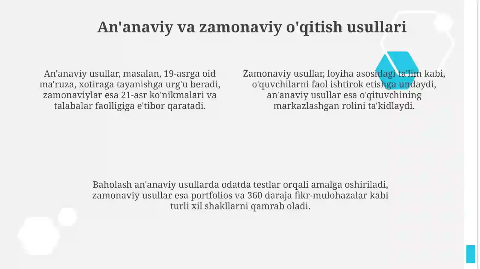 Boshlang'ich sinflarda o'qitish usullari 4