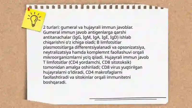 Immunitet immunologik reaksiya turlari 4