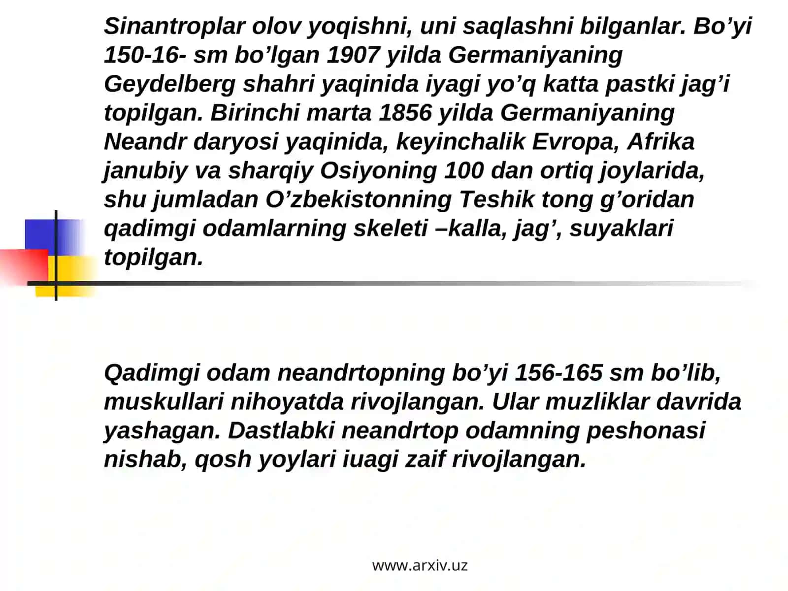 Geologik qobiqda odam va irqlar 4