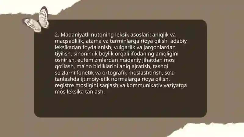 Nutq madaniyati va tilning tasviriy vositalari 4