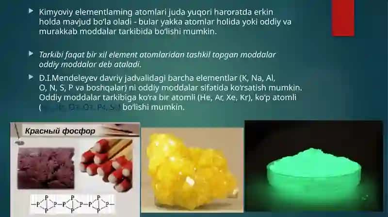 Umumiy kimyo ning asosiy qonunlari 4