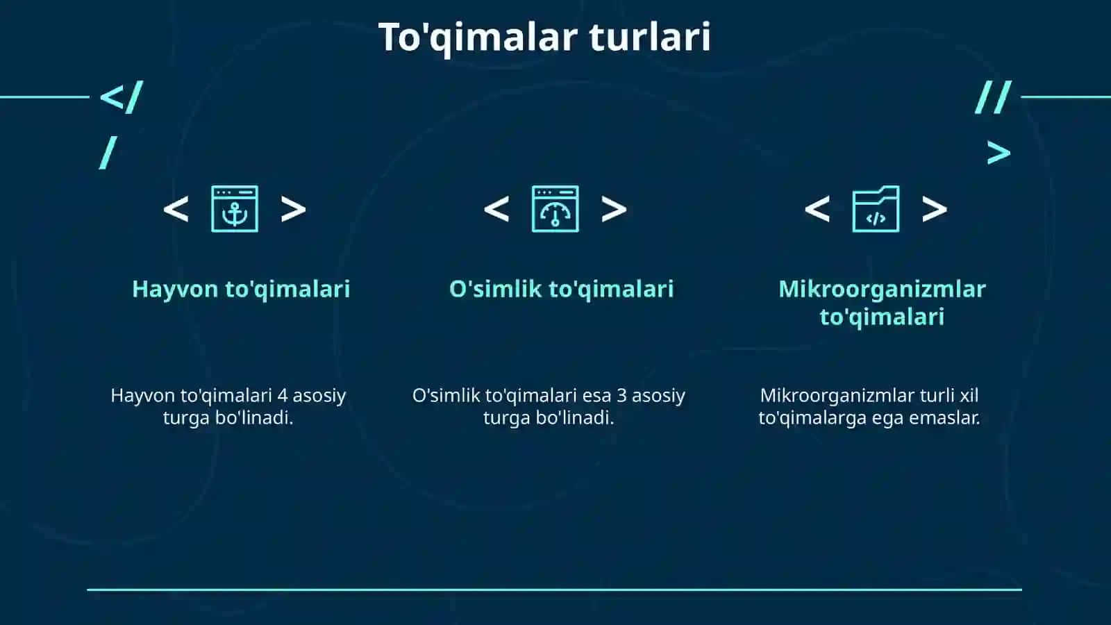 To'qimalar TUZILISHI VA TURLARI 4