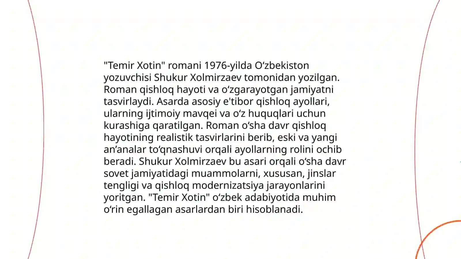 Temir xotin (Sharof Boshbekov) 4