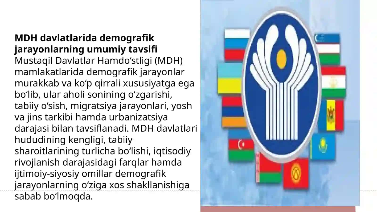 MDH davlatlari aholisi demografik vaziyati. 4