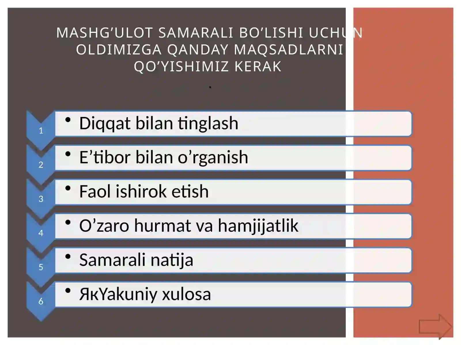 8-sinf Adabiyot fanidan Yusuf Xos Hojib dars ishlanmasi 4