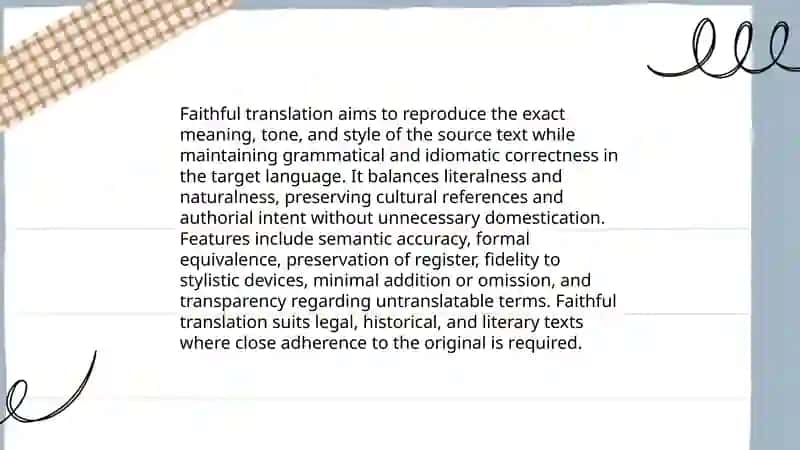 Types of translations 4