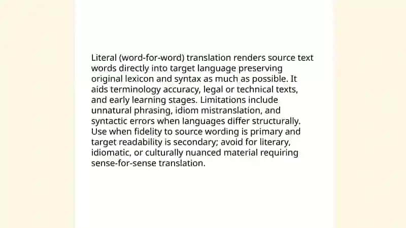 Types of translation 4