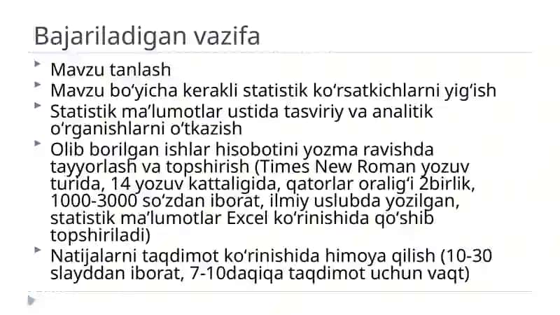 Ekonometrik modellarining axborot ta'limoti 4