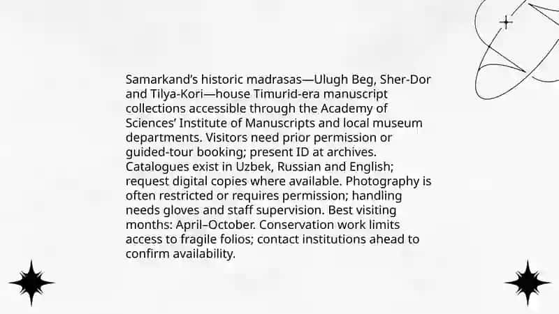 Travelling - Visiting Famous Libraries across Uzbekistan 4