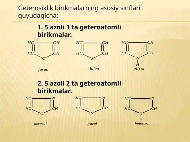 Geterosiklik Birikmalar 4