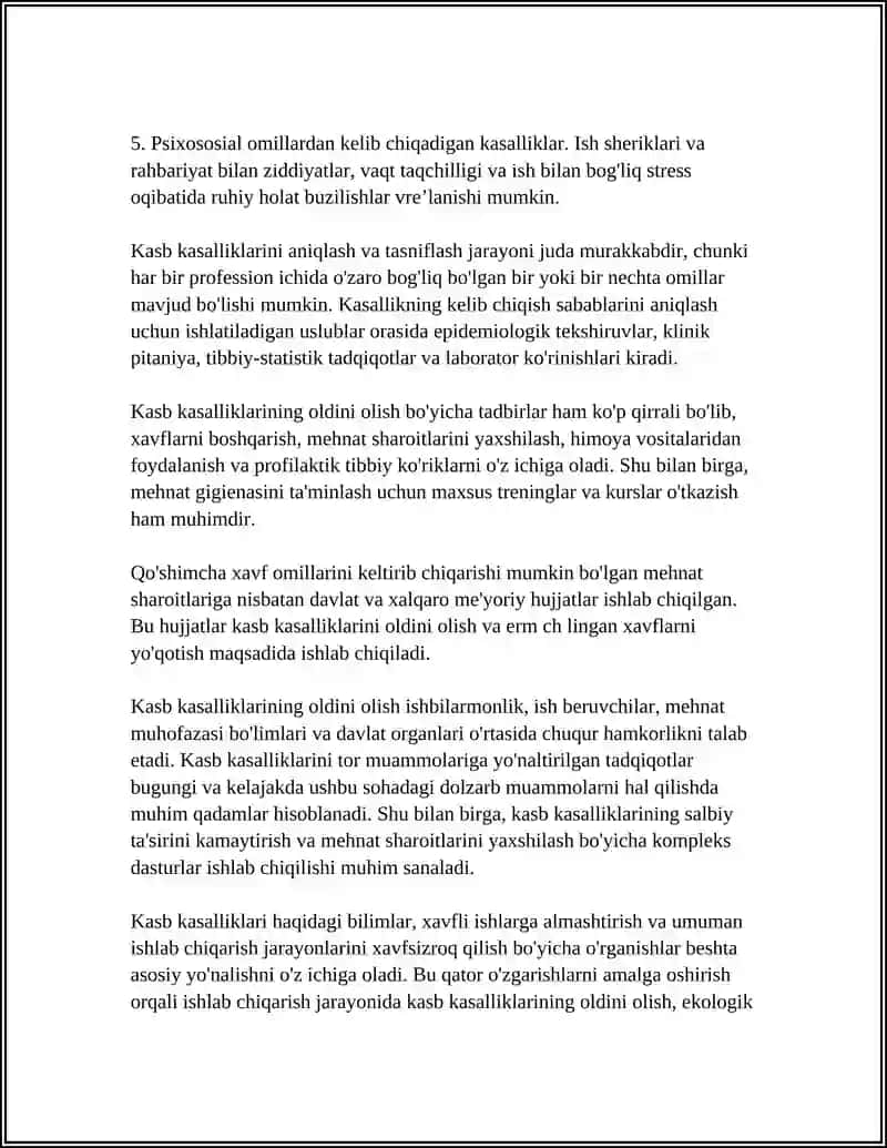 KASB KASALLIKLARI 4