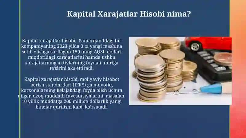Kapital xarajati xisobi 4
