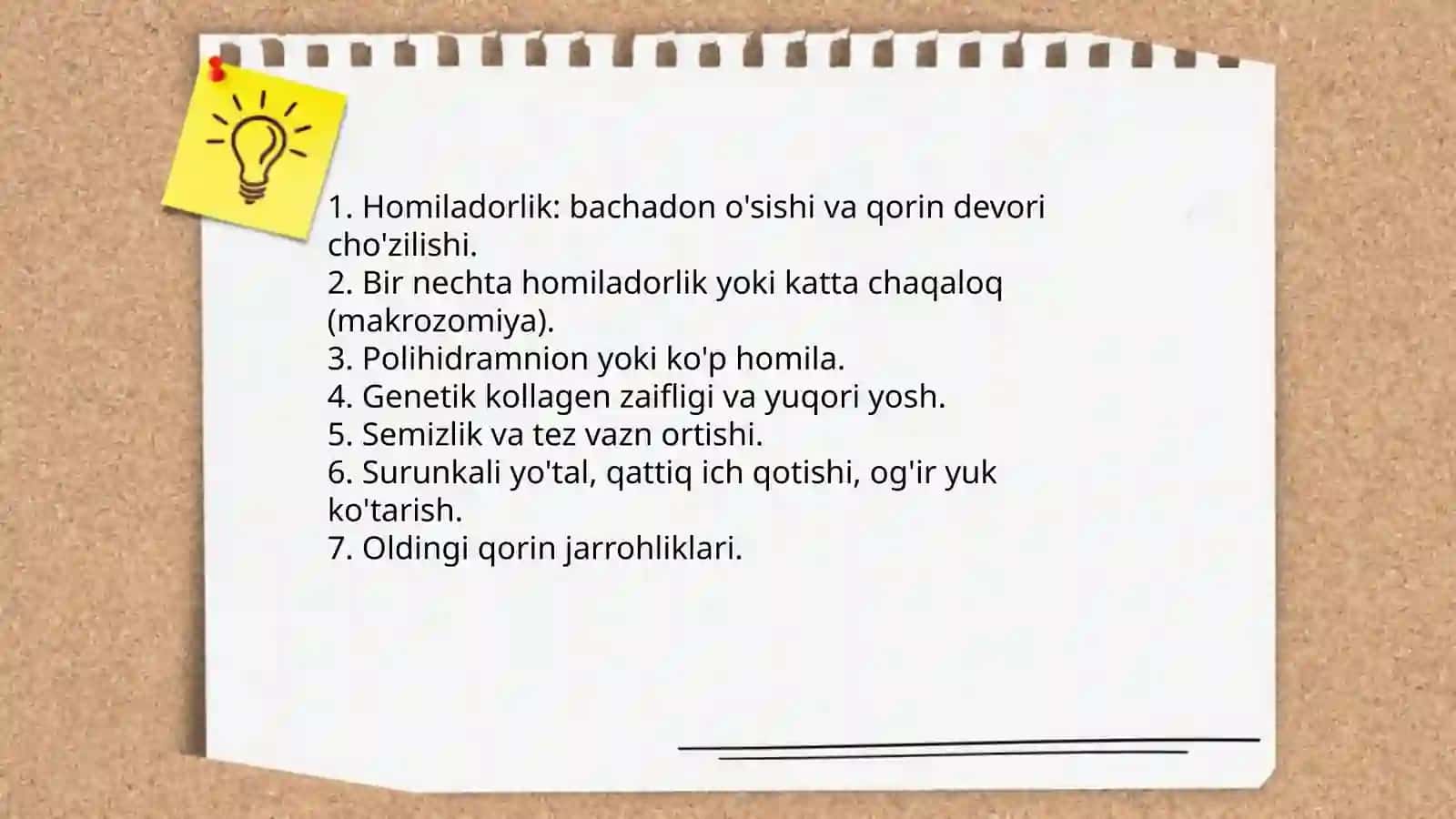 Qorin mushaklari distazasi 4