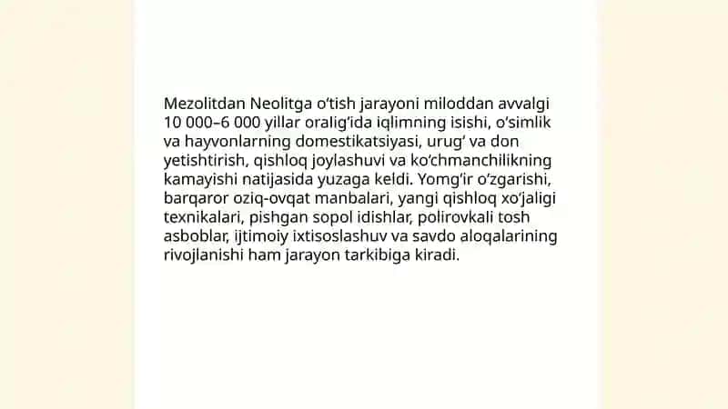 Neolit davri 4