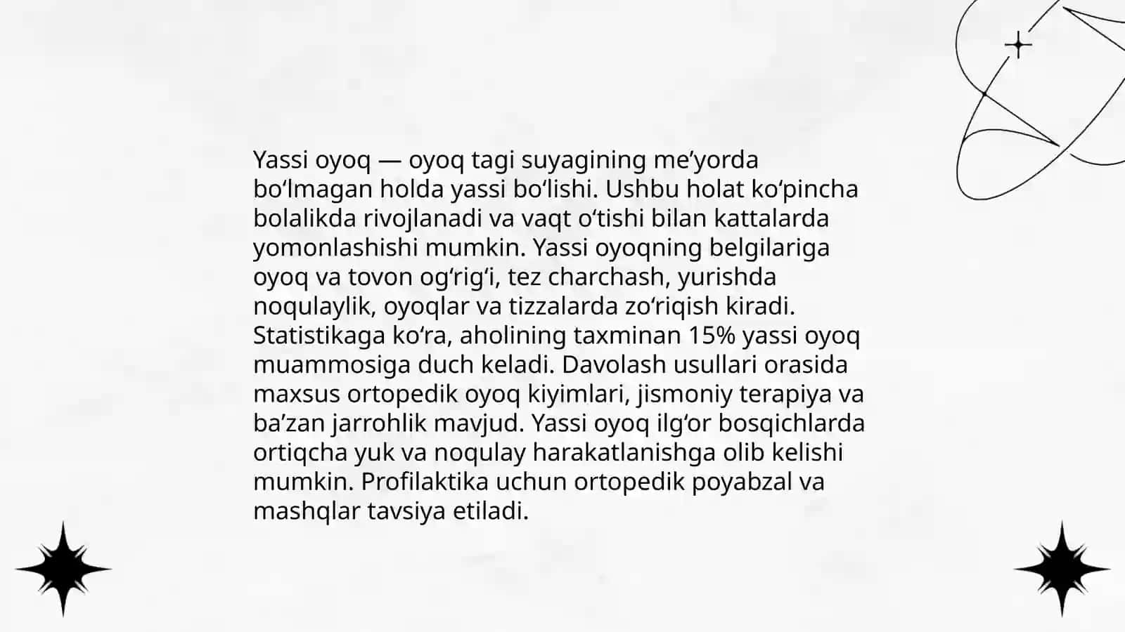 Yassi oyoq 4