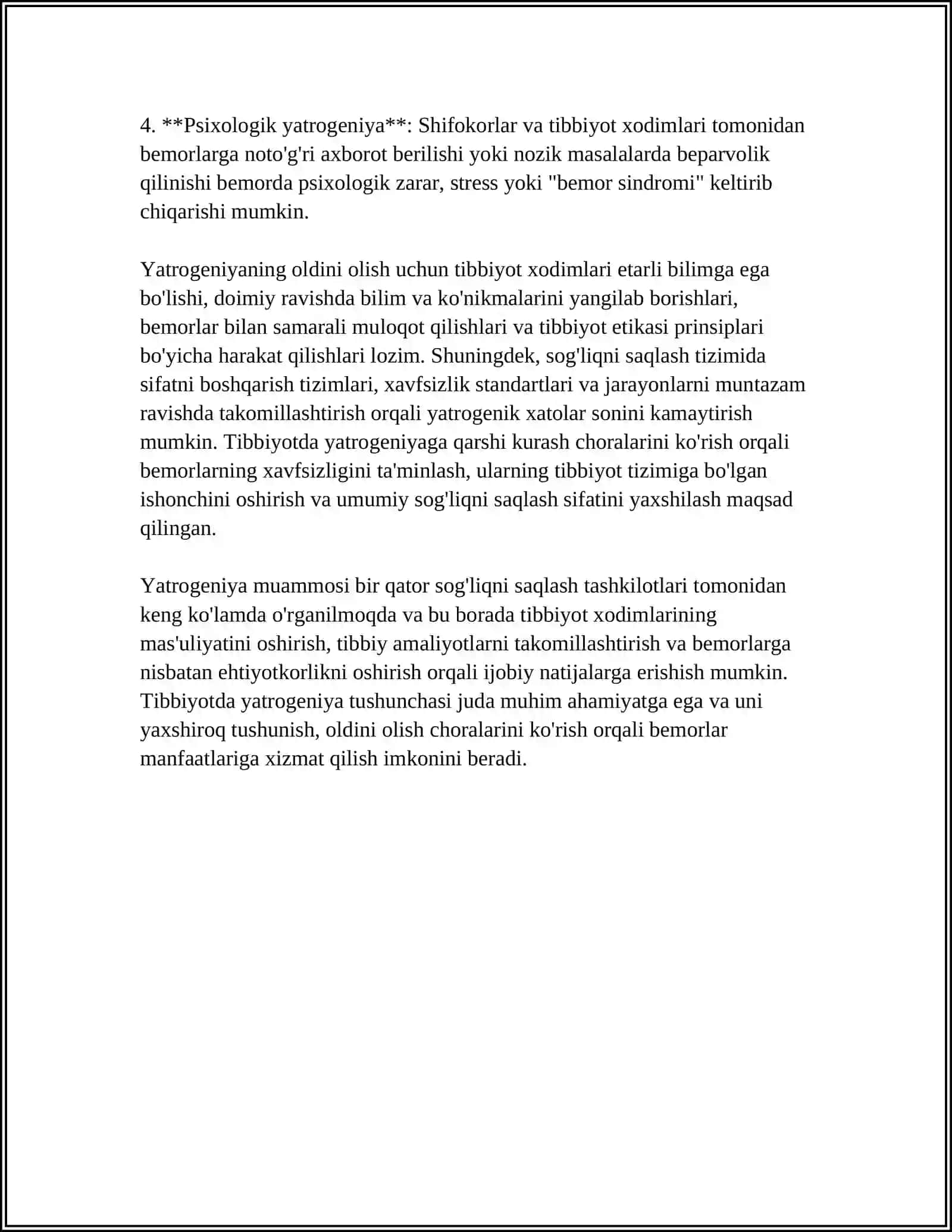YATROGROGENIYA MUAMMOLARI 4